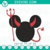 Mickey Mouse Halloween devil machine embroidery designs, perfect for spooky Halloween crafting projects.