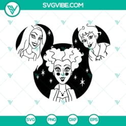 Halloween, SVG Files, Mickey Head Hocus Pocus SVG Files, Halloween witches SVG 21