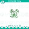 Mickey Head Lucky Embroidery File for Disney St. Patrick’s Day, festive and fun design for crafts and projects.