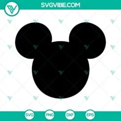 Disney, SVG Files, Mickey Head SVG Files PNG DXF EPS Cricut Files mickey  2