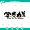 Mickey Home For The Holidays SVG Download featuring Disney Christmas design in EPS, PNG, and DXF formats.