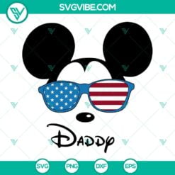 4th Of July, Disney, SVG Files, Mickey Minnie American Mommy Daddy SVG Images, 19