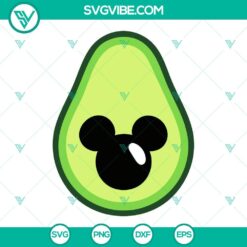 Disney, SVG Files, Mickey Minnie Avocado SVG File, Disney Summer Vacation SVG 9