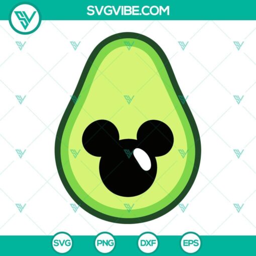 mickey minnie avocado svg disney summer vacation svg png dxf eps digital files 1 mockup