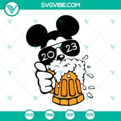 mickey minnie drinks 2023 sunglasses svg beer and wine svg family trip svg disney vacation svg png dxf eps 8 mockup