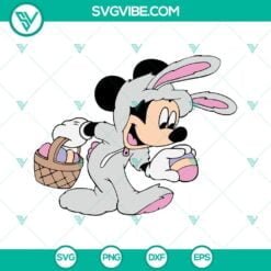 Disney, Easter, SVG Files, Mickey Minnie Easter SVG Download Bundle, Minnie 23