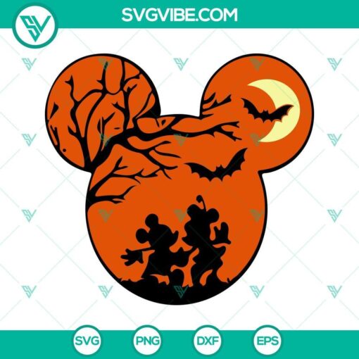 mickey minnie halloween svg bundle mouse head halloween svg mickey halloween svg minnie halloween svg 2 mockup