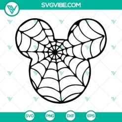 Mickey Minnie Halloween SVG Files Bundle, Mouse Head Halloween SVG File 10
