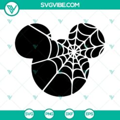 Mickey Minnie Halloween SVG Files Bundle, Mouse Head Halloween SVG File 11