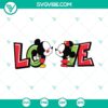 Disney, SVG Files, Valentine's Day, Mickey Minnie Love SVG Download, Valentines 14