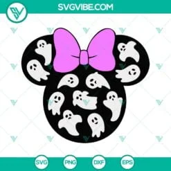 mickey minnie mouse heads ghosts halloween 2022 svg disney halloween svg cut files for cricut 4 mockup