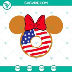 4th Of July, Disney, SVG Files, Minnie Mouse America SVG Download, Disney 3