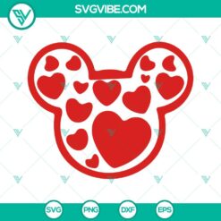 Disney, SVG Files, Valentine's Day, Mickey Minnie Valentine SVG Image Bundle, 18