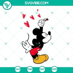 Disney, SVG Files, Valentine's Day, Mickey Minnie Love Valentines Day SVG File 3