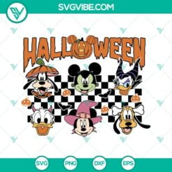 Disney, Halloween, SVG Files, Mickey Mouse And Friends Halloween SVG File, 2