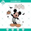 Mickey Mouse Boo, Pumpkin, Trick Or Treat SVG graphic download from Disney for Halloween crafts and projects.