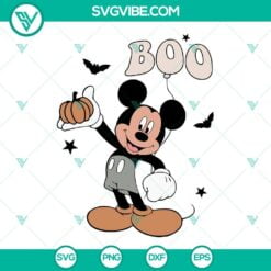 Disney, Halloween, SVG Files, Mickey Mouse Boo SVG Files, Pumpkin SVG Files, 6