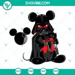 Movies, SVG Files, Darth Vader Death Star Balloon SVG Images, Baby Darth Vader 3