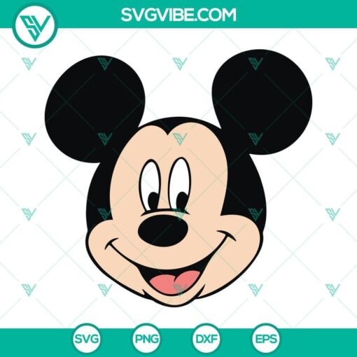 mickey mouse face svg disney mickey mouse face svg png dxf eps files 9 mockup