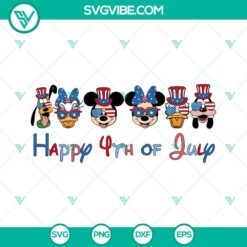 4th Of July, Disney, SVG Files, Mickey Mouse Friends 4th Of July SVG Image, 13