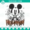 Halloween-themed mouse embroidery design with trick-or-treat elements, perfect for festive stitching projects.