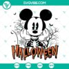Mickey Mouse Halloween Skeleton SVG files for Cricut, spooky and fun Disney themed design for crafting.