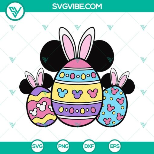 mickey mouse head easter eggs svg disney mickey easter svg easter eggs svg 4 mockup