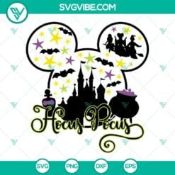 Disney, Halloween, SVG Files, Mickey Mouse Hocus Pocus SVG Download, Magic 9