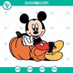 Disney, Halloween, SVG Files, Mickey Mouse Pumpkins SVG Download PNG DXF EPS 10