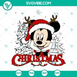 Christmas, Disney, SVG Files, Walt Disney World Mickey Christmas SVG Download, 4