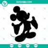 Disney Mickey Mouse silhouette SVG, PNG, DXF, and EPS digital images. Ideal for crafts and DIY projects.