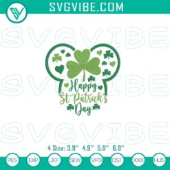 Embroidery Designs, St Patrick's Day Embroidery Designs, Mickey Mouse St 7