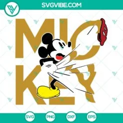 Disney, SVG Files, Mickey Mouse SVG Image, Mickey Mouse 3D SVG Image PNG DXF 2