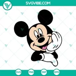 Disney, SVG Files, Mickey SVG Download, Disney Mouse Silhouette SVG Download 3