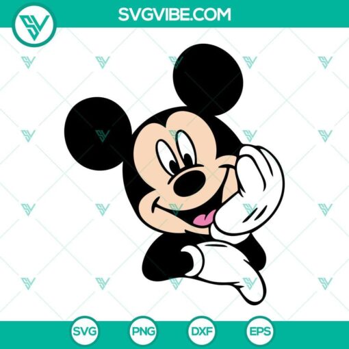 mickey mouse svg mickey smiling pose svg png dxf eps cricut 9 mockup