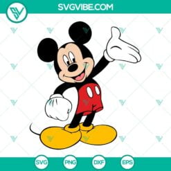 Disney, SVG Files, Mickey Mouse SVG Images, Walt Disney Character SVG Images 2