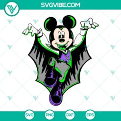 Disney, Halloween, SVG Files, Mickey Mouse Vampire SVG Image, Count Mickula SVG 17