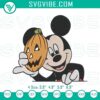 Halloween themed Mickey Mouse embroidery designs featuring pumpkin mask, perfect for spooky projects.