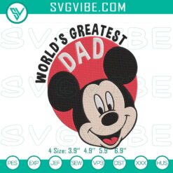 Disney Embroidery Designs, Embroidery Designs, Mickey Mouse World’s Greatest 5