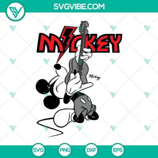 mickey rocks svg disney rock and roll svg png dxf eps cricut 1 mockup