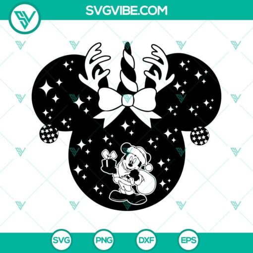 mickey santa claus christmas svg mickey minnie head christmas svg mouse ear christmas svg 1 mockup