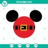 Christmas, Disney, SVG Files, Mickey Santa Hat Ears SVG Download, Disney 14