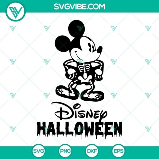 mickey skeleton svg mickey halloween svg disney skeleton svg png dxf eps cricut silhouette vector clipart 8 mockup