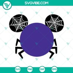 Disney, Halloween, SVG Files, Mickey Spider Halloween SVG Image, Mouse Spider 15