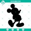 Mickey Mouse SVG silhouette for download, Disney themed design in PNG, DXF, EPS formats for instant use.