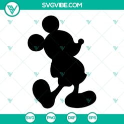 Disney, SVG Files, Mickey Mouse SVG Download, Mickey Smiling Pose SVG Download 4