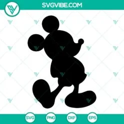 Disney, SVG Files, Mickey SVG Download, Disney Mouse Silhouette SVG Download 2