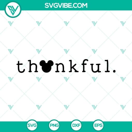 mickey thankful svg mickey thanksgiving svg fall autumn svg png dxf eps cricut silhouette vector clipart 10 mockup