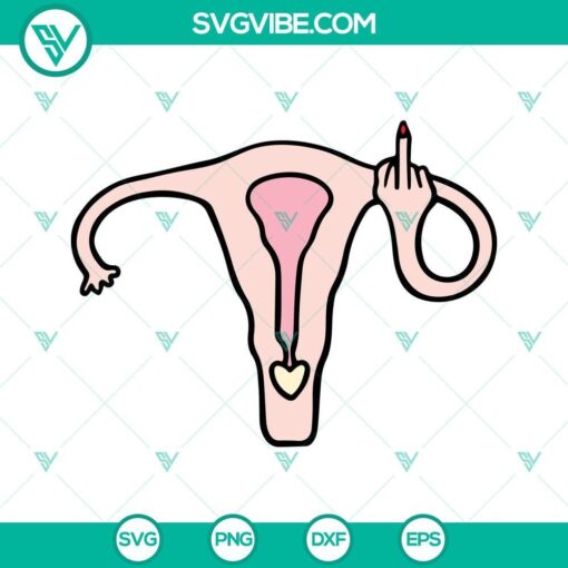 middle finger uterus svg hands off my uterus svg women s rights svg uterus svg cut file my body my choice svg 8 mockup