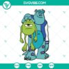 Mike and Sully SVG file with Monsters Inc characters, featuring Mike Wazowski and Sully, perfect for crafts, Disney fans.